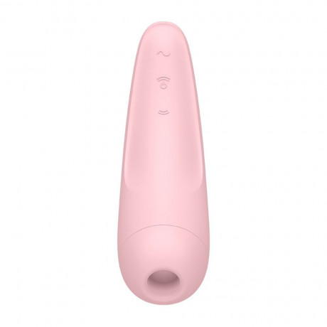 Satisfyer App Enabled Curvy 2 Plus Clitoral Massager Pink Satisfyer App Enabled Curvy 2 Plus Clitoral Massager Pink