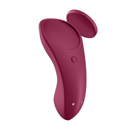 Satisfyer App Enabled Sexy Secret Panty Vibrator Wine Red Satisfyer App Enabled Sexy Secret Panty Vibrator Wine Red