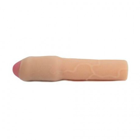 Cyberskin Uncut Penis Extension Xtra Thick Flesh 7.75 Inch Cyberskin Uncut Penis Extension Xtra Thick Flesh 7.75 Inch