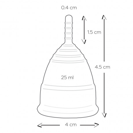 Mae B Intimate Health 2 Small Menstrual Cups Mae B Intimate Health 2 Small Menstrual Cups