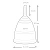 Mae B Intimate Health 2 Large Menstrual Cups Mae B Intimate Health 2 Large Menstrual Cups