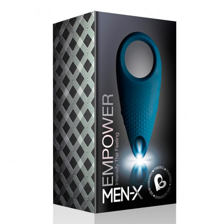 Rocks Off Empower MenX Cockring Blue Rocks Off Empower MenX Cockring Blue