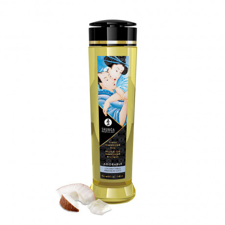 Shunga Massage Oil Adorable Coconut Thrills 240ml Shunga Massage Oil Adorable Coconut Thrills 240ml