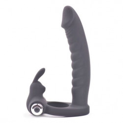 Fun Bunny Teaser Vibrating Rabbit Cock Ring Black Fun Bunny Teaser Vibrating Rabbit Cock Ring Black