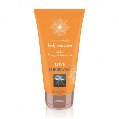 Shiatsu Love Lubricant Edible Mango And Green Tea 75ml Shiatsu Love Lubricant Edible Mango And Green Tea 75ml