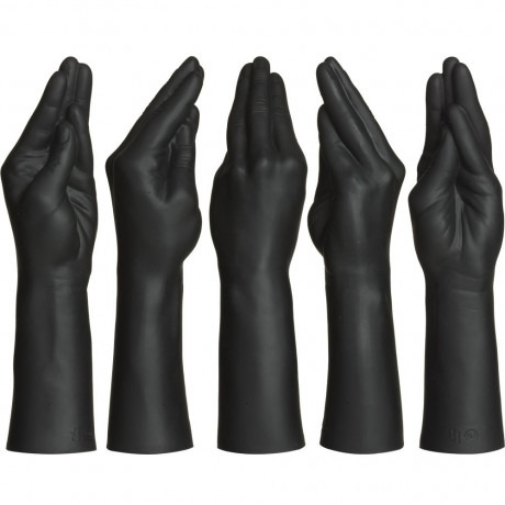 Kink Dual Density SECONDSKYN Fist Stretching Hand Black Kink Dual Density SECONDSKYN Fist Stretching Hand Black