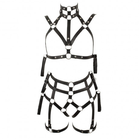 2 Piece Matt Look Bondage Set