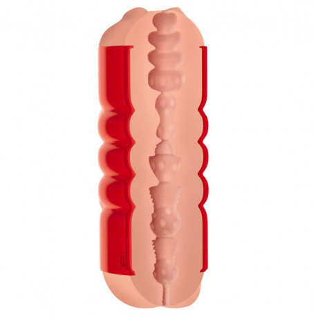 Pipdream Squeezable Grip Mouth And Ass Masturbator Pipdream Squeezable Grip Mouth And Ass Masturbator