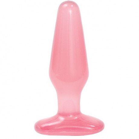 Butt Plug Pink Jelly Medium Butt Plug Pink Jelly Medium