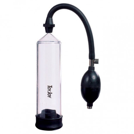 Toy Joy Rock Hard Black And Clear Penis Power Pump Toy Joy Rock Hard Black And Clear Penis Power Pump