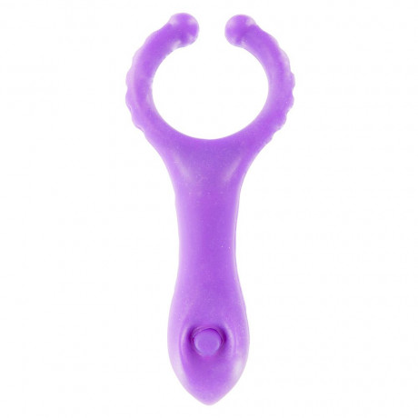 Toy Joy Vibrating ClitStim CRing Purple Toy Joy Vibrating ClitStim CRing Purple