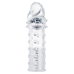 Toy Joy Power Stud Sleeve Clear Toy Joy Power Stud Sleeve Clear