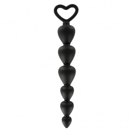 Toy Joy Anal Bottom Beads Black Toy Joy Anal Bottom Beads Black