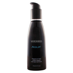 Wicked Aqua Fragrance Free Water Based Lube 120ml Wicked Aqua Fragrance Free Water Based Lube 120ml