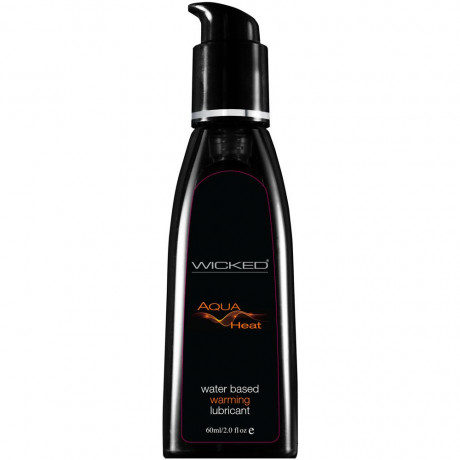 Wicked Aqua Heat Waterbased Warming Lubricant 60mls Wicked Aqua Heat Waterbased Warming Lubricant 60mls