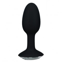 Crystal Amulet Silicone Black Butt Plug Crystal Amulet Silicone Black Butt Plug
