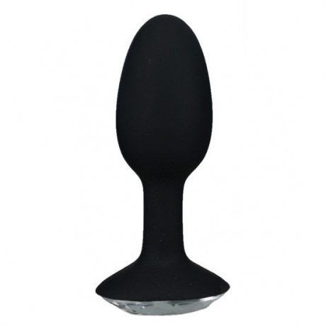 Crystal Amulet Silicone Black Butt Plug Crystal Amulet Silicone Black Butt Plug