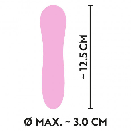 Cuties Silk Touch Rechargeable Mini Vibrator Pink Cuties Silk Touch Rechargeable Mini Vibrator Pink