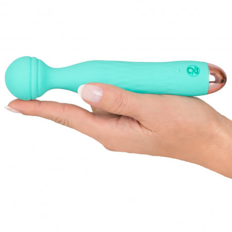 Cuties Silk Touch Rechargeable Mini Vibrator Green Cuties Silk Touch Rechargeable Mini Vibrator Green
