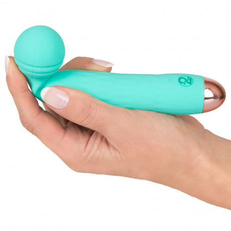 Cuties Silk Touch Rechargeable Mini Vibrator Green Cuties Silk Touch Rechargeable Mini Vibrator Green