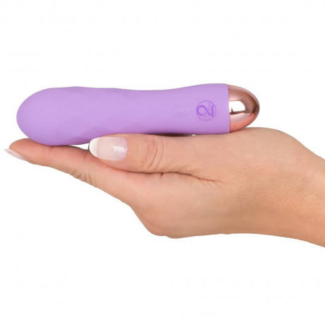 Cuties Silk Touch Rechargeable Mini Vibrator Purple Cuties Silk Touch Rechargeable Mini Vibrator Purple