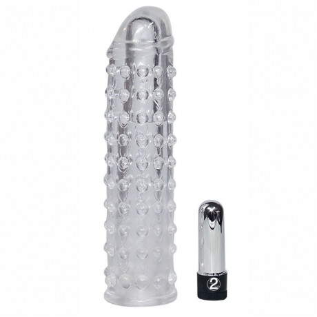 Clear Vibrating Penis Sleeve Clear Vibrating Penis Sleeve