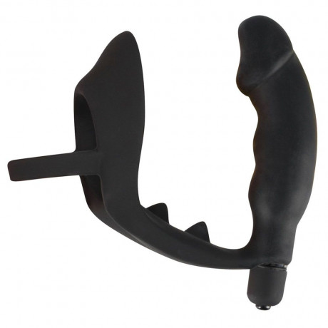 Black Velvets Cock Ring And Vibrating Anal Plug Black Velvets Cock Ring And Vibrating Anal Plug