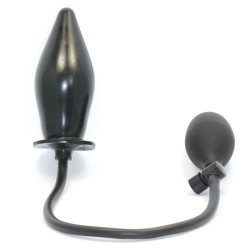 Pump N Play Black Inflatable Butt Plug Pump N Play Black Inflatable Butt Plug