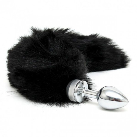 Small Butt Plug With Black Tail