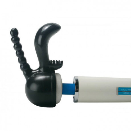 Triple Pleaser Wand Attachment Black