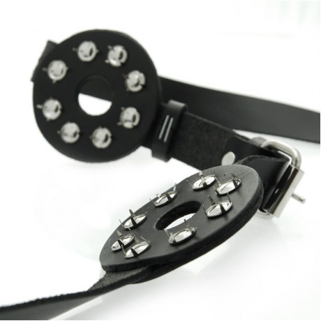 Studded Spiked Breast Binder With Nipple Holes