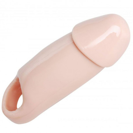 Really Ample Wide Penis Enhancer Sheath Flesh Really Ample Wide Penis Enhancer Sheath Flesh