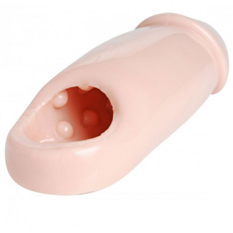 Really Ample Wide Penis Enhancer Sheath Flesh Really Ample Wide Penis Enhancer Sheath Flesh