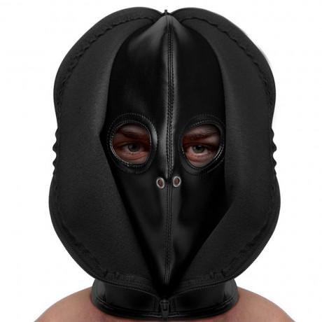 Strict Zip Front Bondage Hood