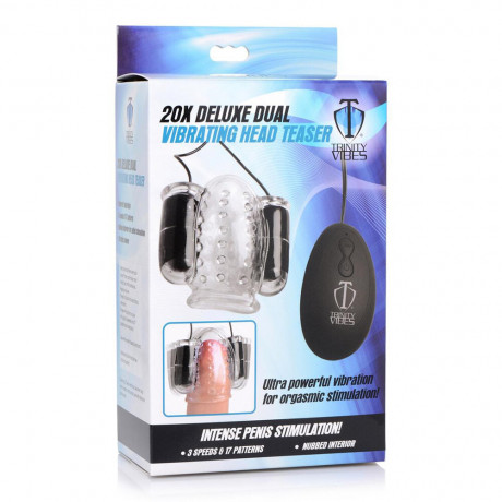 Trinity Vibes 20X Deluxe Dual Vibrating head Teaser Trinity Vibes 20X Deluxe Dual Vibrating head Teaser