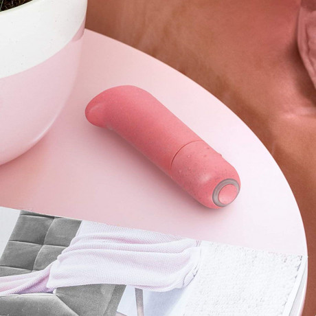 Gaia Biodegradable Eco G Spot Coral Mini Vibrator Gaia Biodegradable Eco G Spot Coral Mini Vibrator