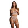 Le Desir Bliss Pink 2 Piece Set With Garters UK 6 to 14 Le Desir Bliss Pink 2 Piece Set With Garters UK 6 to 14