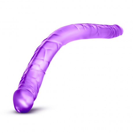 B Yours 16 Inch Purple Double Dildo