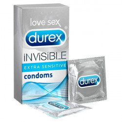 Durex Invisible Extra Sensitive 6 Pack Condoms Durex Invisible Extra Sensitive 6 Pack Condoms