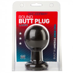 Round Large Black Butt Plug Round Large Black Butt Plug