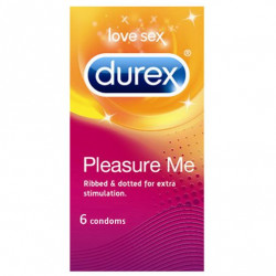 Durex Pleasure Me 6 Pack Condoms Durex Pleasure Me 6 Pack Condoms