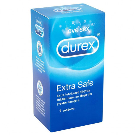 Durex Extra Safe 6 Pack Condoms