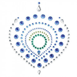 Bijoux Indscrets Flamboyant Body Jewelery Blue And Green Bijoux Indscrets Flamboyant Body Jewelery Blue And Green