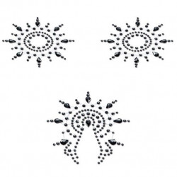 Petits Joujoux Gloria Black Nipple And Vagina Pasties Petits Joujoux Gloria Black Nipple And Vagina Pasties