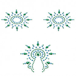 Petits Joujoux Gloria Green Nipple And Vagina Pasties Petits Joujoux Gloria Green Nipple And Vagina Pasties