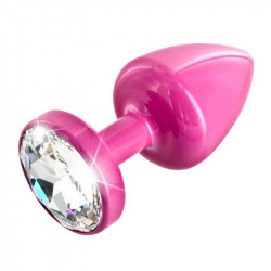 Diogol Anni Round Swarovski Pink Butt Plug Diogol Anni Round Swarovski Pink Butt Plug