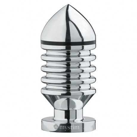 MyStim Hector Helix Large Aluminium Butt Plug MyStim Hector Helix Large Aluminium Butt Plug