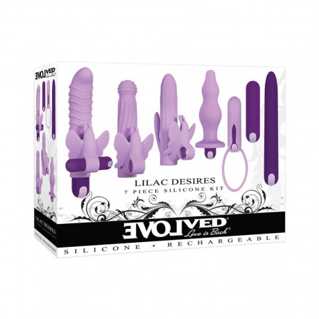 Lilac Desires Silicone Rechargeable Butterfly Kit Lilac Desires Silicone Rechargeable Butterfly Kit