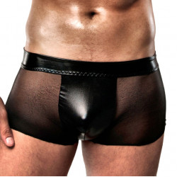 Passion Wet Look And Mesh Shorts Passion Wet Look And Mesh Shorts