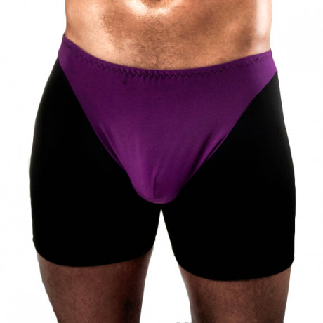 Passion Violet And Black Shorts Passion Violet And Black Shorts